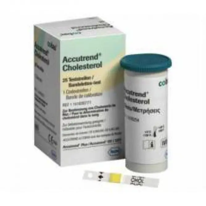 Accutrend Kolesterol Ölçüm Çubuğu (strip) 25 adet - 1