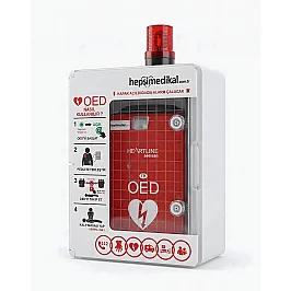 AED Defibrilatör Kabini Alarmlı Duvar Tipi (OED Dolabı) - 2