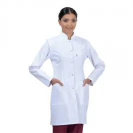 Bayan Doktor Önlüğü Hakim Yaka (Alpaka Kumaş) - 1