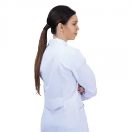 Bayan Doktor Önlüğü Klasik Yaka (Alpaka Kumaş) - 6