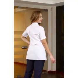 Bayan Hakim Yaka Kısa Kol Kısa Önlük (Alpaka Kumaş) - 3