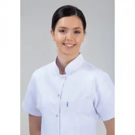 Bayan Hakim Yaka Kısa Kol Kısa Önlük (Alpaka Kumaş) - 4