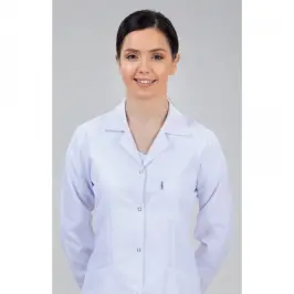 Bayan Öğretmen Önlüğü Klasik Yaka Kısa Boy (Alpaka Kumaş) - 3