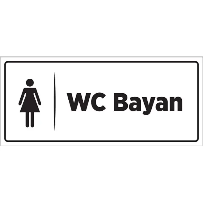 Bayan WC Tabelası - 1