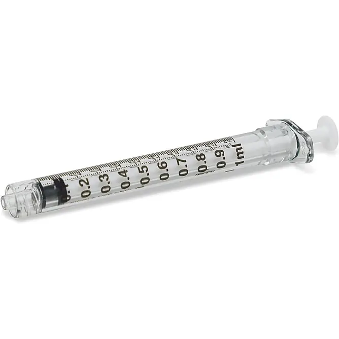 BD Luer Lock 1 ml Steril Enjektör (100'lü Paket)