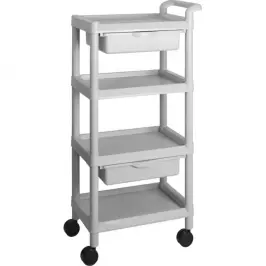 Cihaz Sehpası ABS Çift Çekmeceli - Turmed