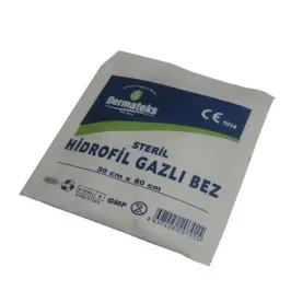 Dermateks Steril Gazlı Bez 30x80 cm (2 Parça) - 