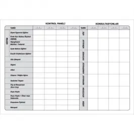 Diyabet Hasta İzlem Kartı - 