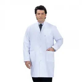 Erkek Doktor Önlüğü Hakim Yaka (Alpaka Kumaş) - 3