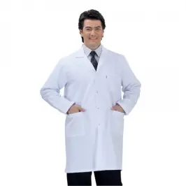 Erkek Doktor Önlüğü Klasik Yaka (Alpaka Kumaş) - 1