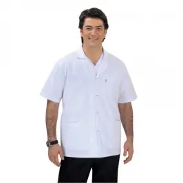 Erkek Klasik Yaka Kısa Kol Kısa Önlük (Alpaka Kumaş) - 1