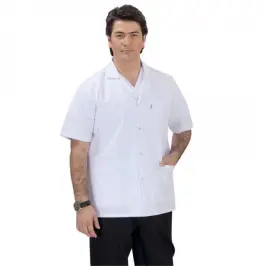 Erkek Klasik Yaka Kısa Kol Kısa Önlük (Alpaka Kumaş) - 2