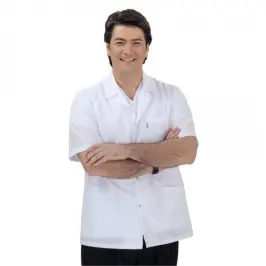 Erkek Klasik Yaka Kısa Kol Kısa Önlük (Terikoton İnce Kumaş) - 2