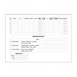 Ev Halkı Tespit Fişi - 1