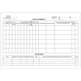 Gebe - Lohusa İzleme Fişi (100’lü) - 2