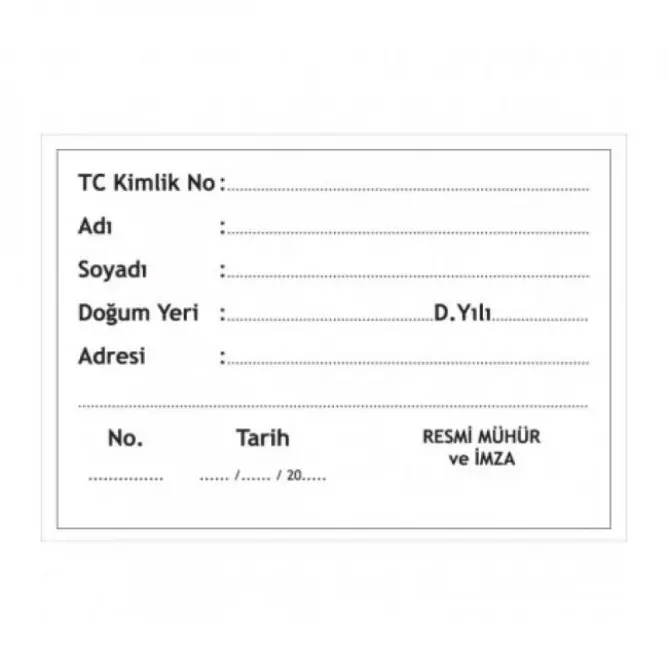 Kan Grubu Kartı - 2