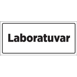 Laboratuvar Tabelası - 