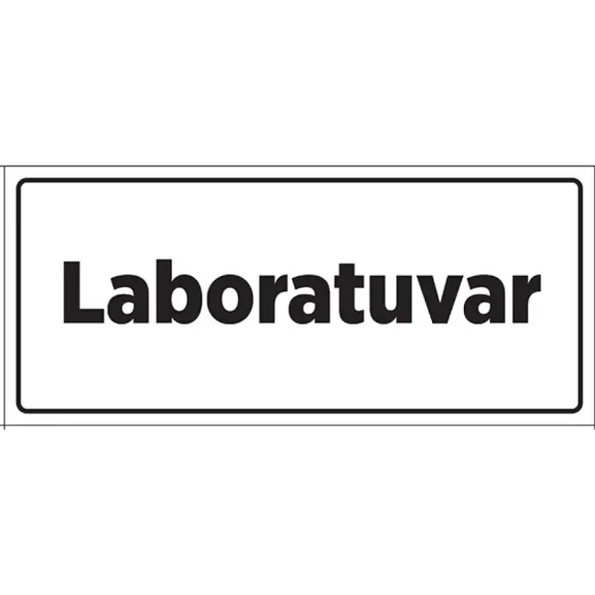 Laboratuvar Tabelası - 1