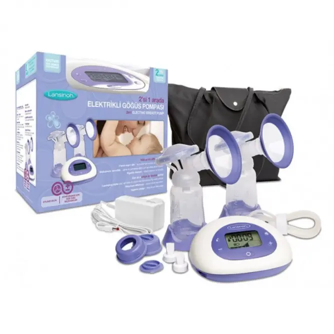 Lansinoh 2'si 1 Arada Elektrikli Göğüs Pompası - 1