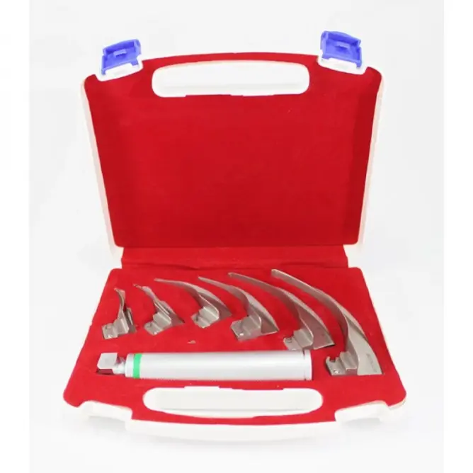Laringoskop Seti 6 Blade (Led - Fiberoptik) - 1