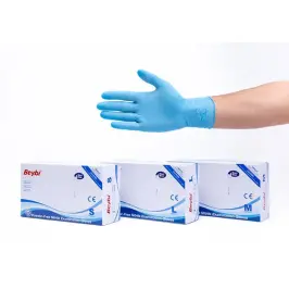 Beybi Pudrasız Nitril Muayene Eldiveni (100'lük) - Beybi