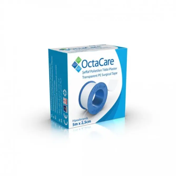 Octacare Şeffaf Flaster 2,5cm X 5m - 1