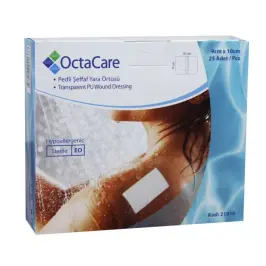Octacare Steril Şeffaf Yara Örtüsü 9cm X 10cm - Octamed