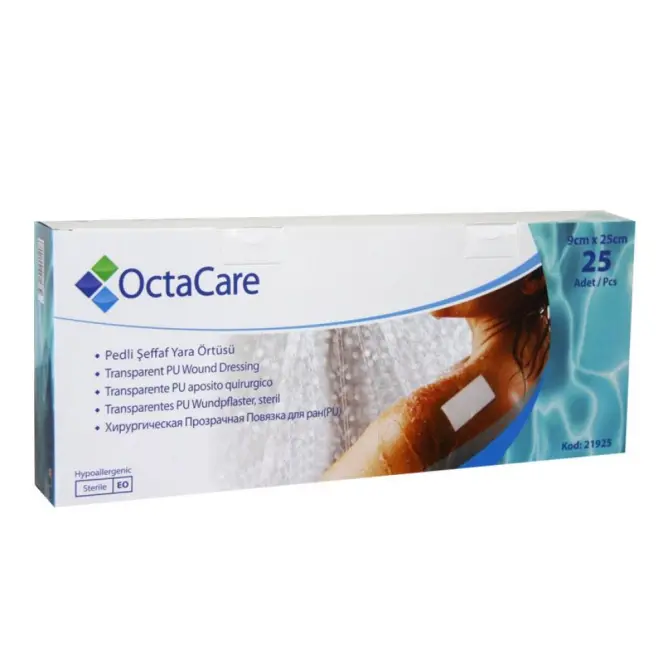 Octacare Steril Şeffaf Yara Örtüsü 9cm X 25cm - 1
