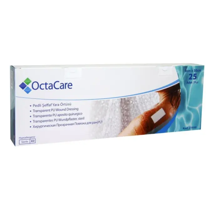 Octacare Steril Şeffaf Yara Örtüsü 9cm X 30cm - 1