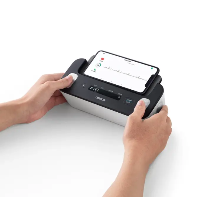 Omron Complete HEM-7530T-E3 2si 1 Arada Tansiyon Aleti ve EKG Cihazı - 2