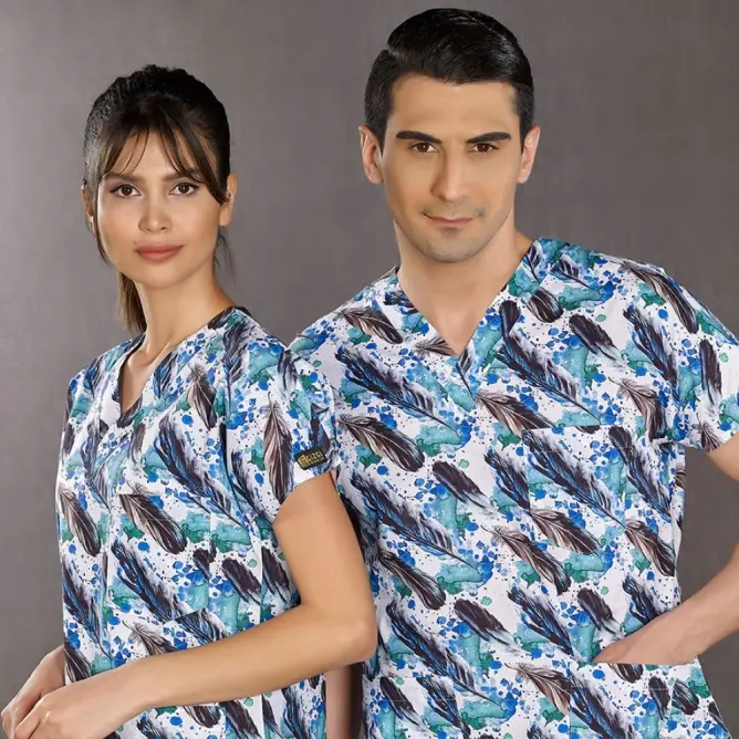 Pamuklu Likralı Greys Tek Üst Forma - 7