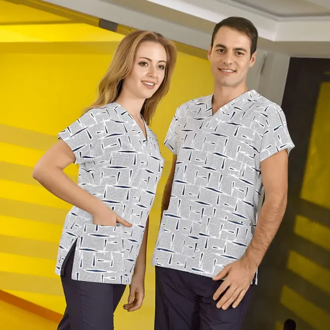 Pamuklu Likralı Greys Tek Üst Forma - 18