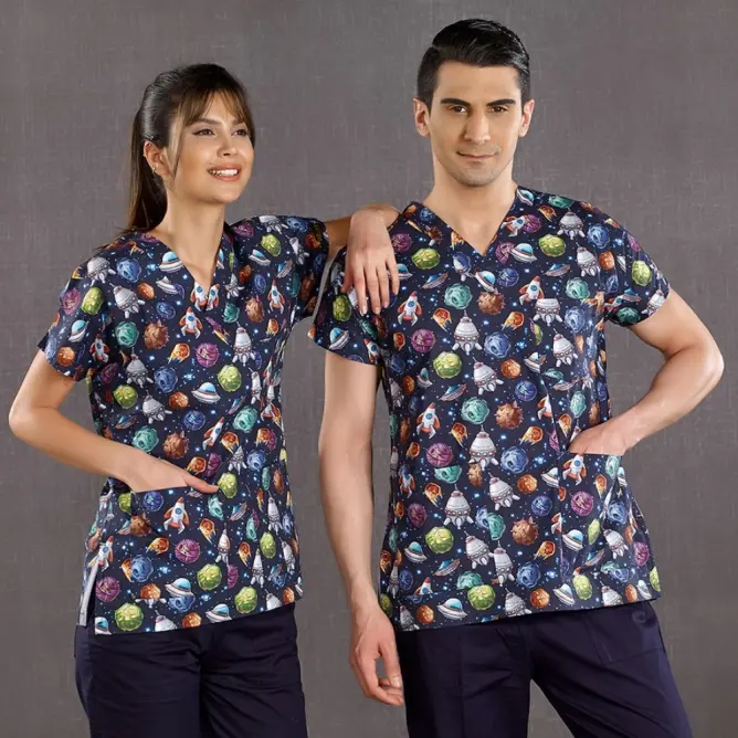 Pamuklu Likralı Greys Tek Üst Forma - 32