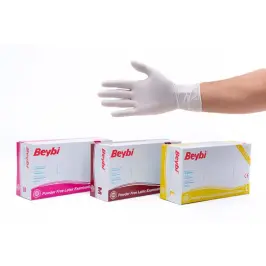 Beybi Pudrasız Muayene Eldiveni (100'lük) - Beybi