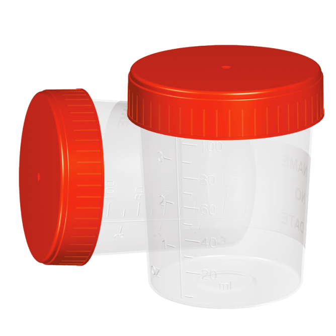 Steril Numune Kabı (100ml) 50 Adet - 1