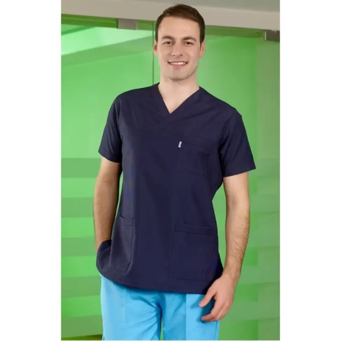 Tek Üst Erkek V (Cerrahi) Yaka (Alpaka Kumaş) - 1