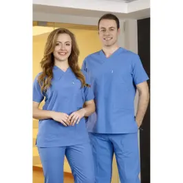 V (Cerrahi) Yaka Takım (Terikoton İnce Kumaş) - 1