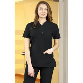 V (Cerrahi) Yaka Takım (Terikoton İnce Kumaş) - 11