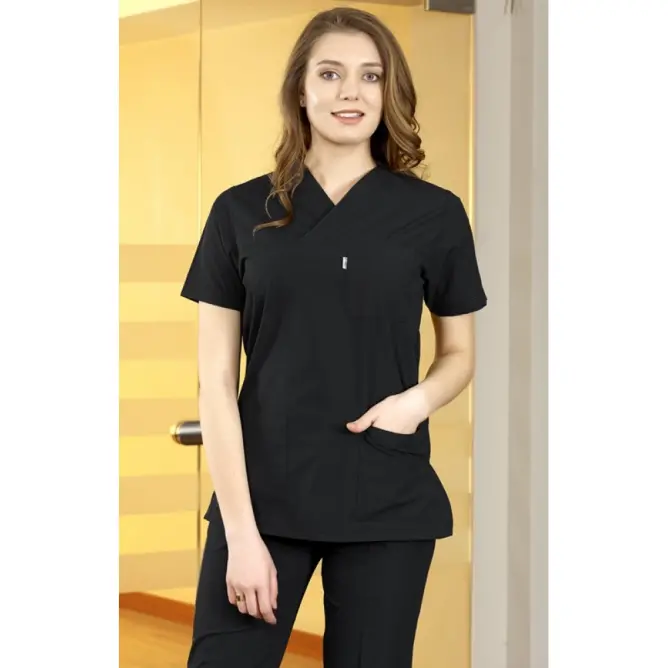 V (Cerrahi) Yaka Takım (Terikoton İnce Kumaş) - 11