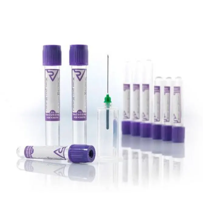 Vacusera Kan Alma Tüpü K3 Edtalı Mor (2-6-9 ml) - 1