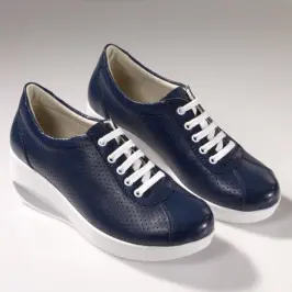 Yüksek Tabanlı Ortopedik Bayan Hastane Klasik Spor Ayakkabısı - 