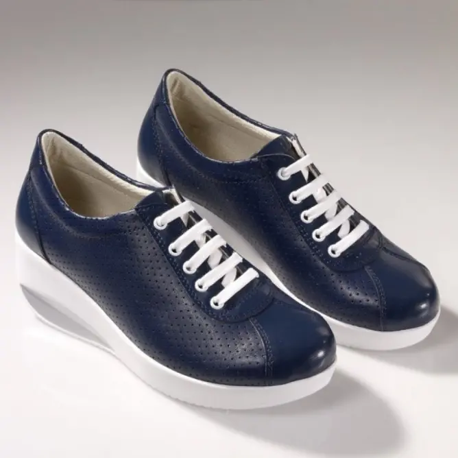 Yüksek Tabanlı Ortopedik Bayan Hastane Klasik Spor Ayakkabısı - 1